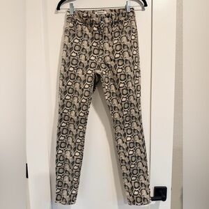 Good American Animal Print Pants